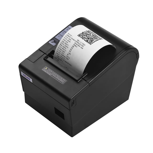 Riwcyla HOIN 80mm USB Thermal Receipt POS Printer Auto High Speed Printer Clear Printing Compatible with ESCPOS Print Commands for Supermarket Store Home Business