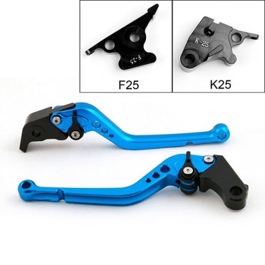 Long Brake Clutch Levers Fit For Kawasaki NINJA 250R 2008-2012 Blue