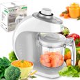 thumbnail image 2 of NutriChef Electric Baby Food Maker Puree Food Processor Blender Steamer (4 Pack), 2 of 8