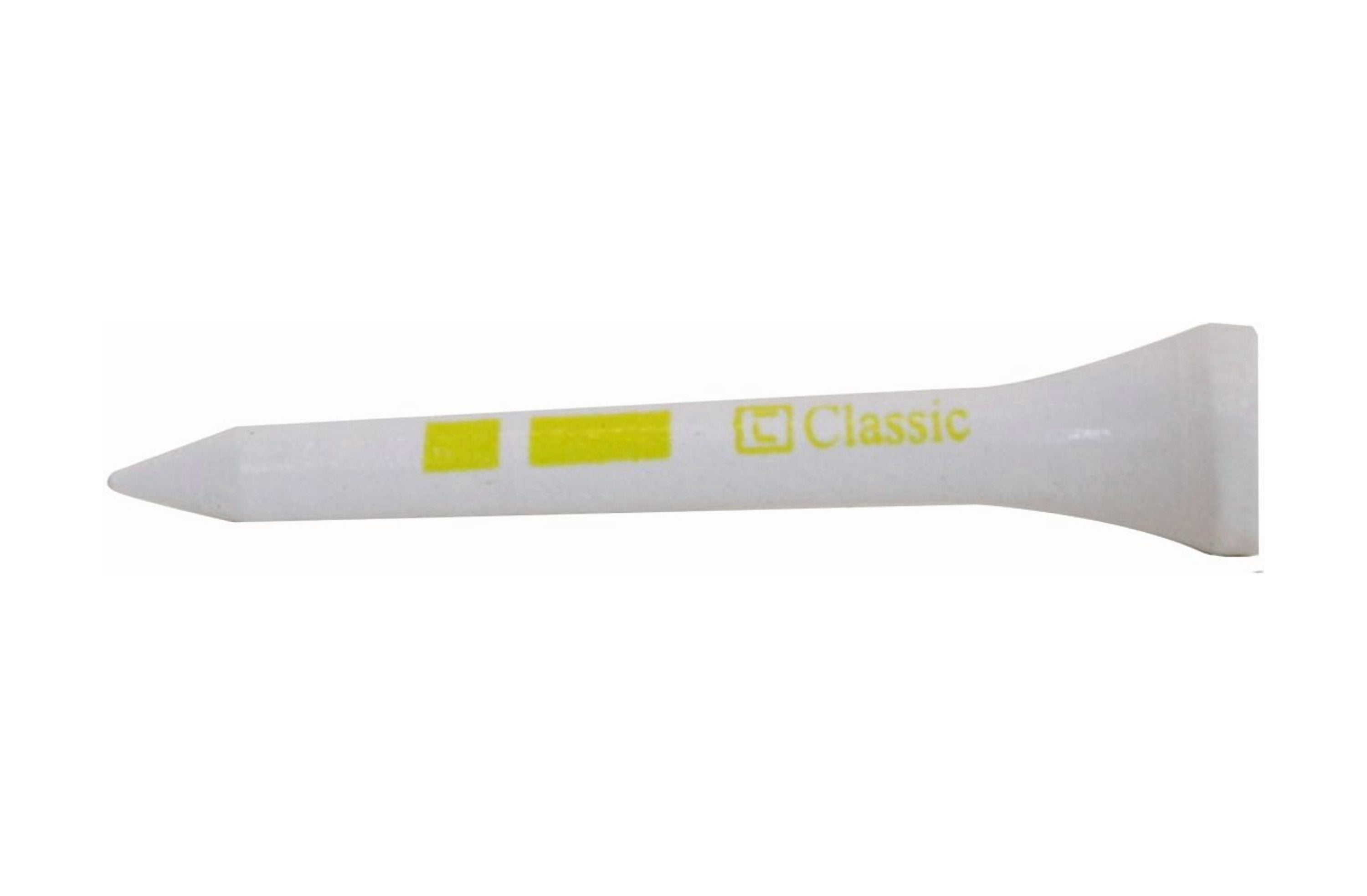 2 1/8" (53mm) White Wooden Golf Tees, pack of 50 by Tour Mission