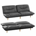 thumbnail image 2 of Homall Canapé-Lit Futon avec Dossier Réglable et Accoudoirs Réglables à Cinq Angles Canapé pour Petits Espaces Salon Bureau, 2 of 7