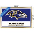 thumbnail image 2 of NFL Baltimore Ravens - Logo 21 Wall Poster, 22.375" x 34" Framed, 2 of 4
