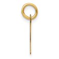 thumbnail image 2 of Diamond2Deal 14K Pendentif Initiale Lettre R en Or Jaune Petit Bloc Incliné pour Femmes, 2 of 5
