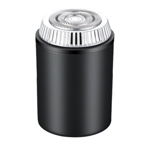 YATLTE Mini Rasoir Portable, Rasoir électrique Un, Bouton utiliser le rasoir électrique pour hommes rotatoire Portable Mini Taille de la poche, Rasoirs pour voiture, Voyage, Bureau, Cadeau, Père, Mari, Boyfrien
