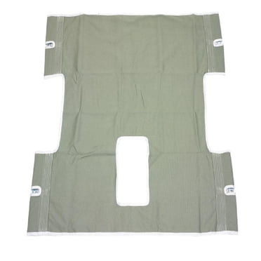 Drive Medical Bariatric Heavy Duty Canvas Sling with Commode Cutout