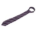 thumbnail image 1 of Cravate Homme, Design Rayé Décoratif Pratique Cravate d'Affaires Longueur 146cm pour Fêtes pour Réunions pour Homme TT-05, 1 of 8