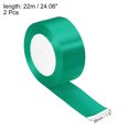 thumbnail image 2 of Unique Bargains 1.5 Inch Wide 24 Yards Satin Ribbon, 2 Pack Double Face Solid Crafts Roll for Party Home DIY Wrapping Decoration, Cyan, 2 of 6