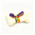 thumbnail image 1 of Dandy's World Pebble Bone Magnetic Plush Accessory, 4" Soft Stuffed Rainbow Bow Bone Doll, 1 of 2