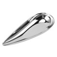 thumbnail image 2 of Dish Plate, Stainless Steel Rust Proof Easy to Clean Towel Tray Special Shapes Stylish Look Exquisite Design Mini Appetizer Plates for Nuts, Snacks, Towels, Desserts, 2 of 8