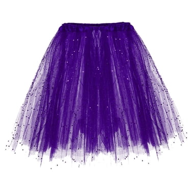 2025 Womens Paillette Elastic Tennis Skirts 3 Layered Short Skirt Cute Skirts for Teen Girls Adult Tutu Dancing Skirt