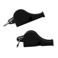 thumbnail image 2 of 2 Pcs Sifflet avec Sangle pour Kayak Pêche Randonnée Camping Noir, 2 of 6