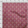 thumbnail image 3 of oneOone Silk Tabby Fuschia Pink Fabric Block Sewing Craft Projects Fabric Prints By Yard 42 Inch Wide, 3 of 5