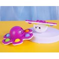 thumbnail image 3 of 2 Pcs Mini Pops Fidget Toy Dimple Keychain Anti Stresss Relief Anxiety Sensory Squeeze Bubble, White, 3 of 6