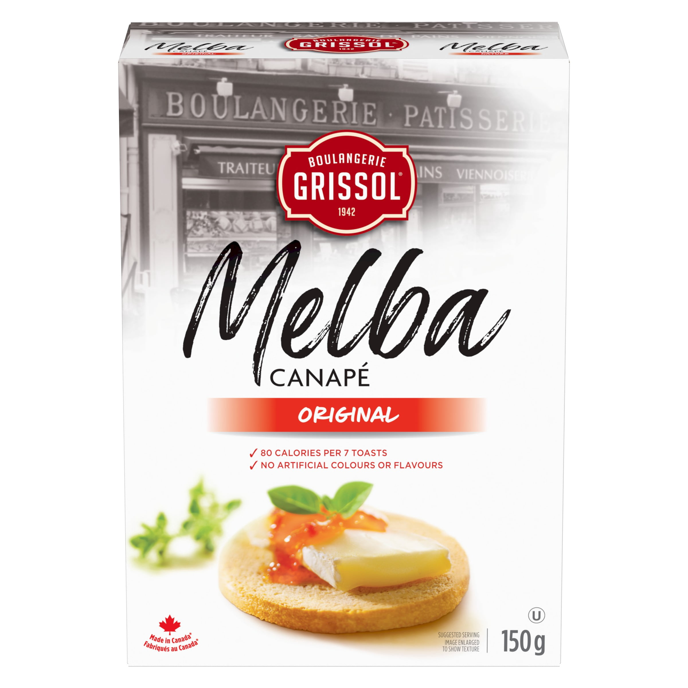 Boulangerie Grissol Melba Canapé Plain, Dare