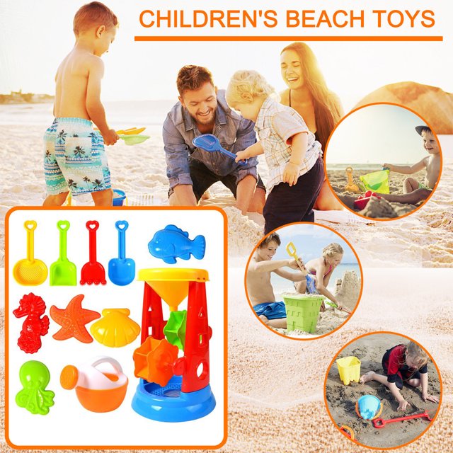 11 Piece Beach Toy Sand Set Sand Play Sandpit Toy Summer Outdoor Toy