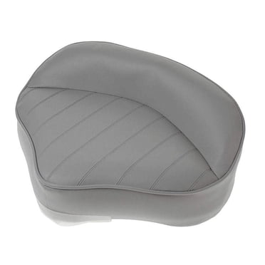 Blue Dog Marine Pro Siège moulé sur pied (gris), siège moulé 38,1 cm (L) x 30,5 cm (P) x 15,2 cm (H), siège de pont moulé standard à 4 boulons