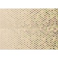 thumbnail image 1 of Ahgly Company Tapis d'Intérieur Lavables à la Machine, Rectangle Transitionnel, Surface Dorée à la Vanille, 2' x 3', 1 of 7