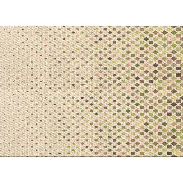 Ahgly Company Tapis d'Intérieur Lavables à la Machine, Rectangle Transitionnel, Surface Dorée à la Vanille, 2' x 3'