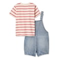 thumbnail image 2 of George Toddler Boys' Two Piece Short Overall Set, 2 of 2