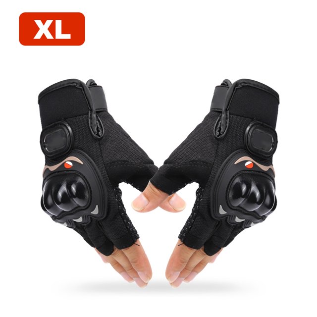 FlyFlise Gants de Moto pour Hommes Demi-Doigts Gants de Course Motocross