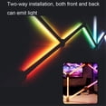 thumbnail image 4 of Mistaha Lignes Lumineuses Murales DEL RVB Modernes à Faire Soi-Même avec Contrôle par Application Intelligente et Synchronisation Musicale - Créent une Atmosphère Vibrante pour Salle de Jeux, Chambre, Salon - Installation Facile, Grand Application - Parfait, 4 of 7