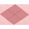 thumbnail image 1 of Ahgly Tapis Rectangulaire Lavable en Machine Intérieur Transitionnel Rose Clair, 2 Pieds x 5 Pieds, 1 of 7