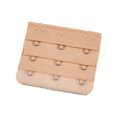 thumbnail image 1 of Extension Strap Bra Extender Buckle 3 Hook Women Accessories Practical Elastic Multicolor Clips Tight 3 Rows Underwear golden flesh color, 1 of 6