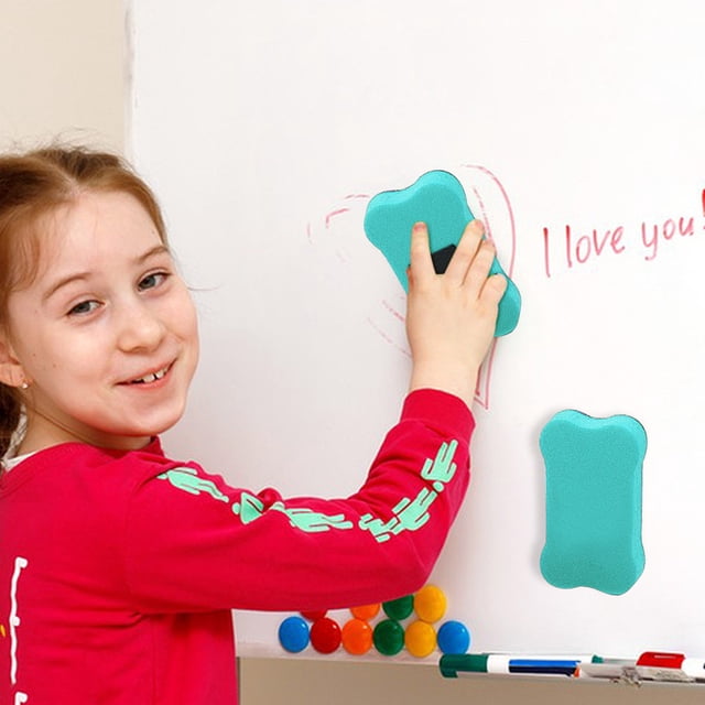 Whiteboard Eraser Magnetic EVA Sponge | Durable Rectangular Design | Efficient Smudge-Free Cleaning | Soft Cloth Surface | Easy Grip | Ideal for Home, Office, Meeting, Learning | Single Pack