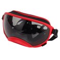 thumbnail image 3 of Large Dog Goggles, Sturdy Buckle Durable PC Dog Goggles Windproof Ultraviolet Proof  For Outdoor Black Frame And Gray Goggles,Red Frame And Red Goggles,Red Frame And Transparent, 3 of 8