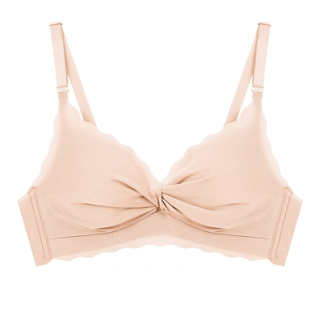 Yuyuzo Womens Bras Full Coverage Gathering No Underwire Push up Adjustable Strap Everyday Bralettes