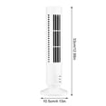 thumbnail image 4 of USB Standing Tower Fans Bladeless Floor Tower Fan; Air Conditioner Humidifier Energy-Saving Slim Design Conditioning Ventilator Fan White, 4 of 7
