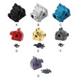 thumbnail image 4 of Xingzhi 1pieces 1/14 Gear Box RC Upgrade Part Aluminum Alloy Wear And Crash Resistant Rc Gear Box For Wltoys 144001 RC Car Part Purple, 4 of 6