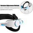 thumbnail image 4 of Elite Strap for Quest 2, Replacement for Quest 2 Elite Strap Accessories for Enhanced Support and Comfort in VR, Suitable for Children and Adults(Headset Not Included), 4 of 6