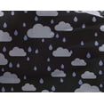 thumbnail image 4 of oneOone Georgette Viscose Fabric Raindrop & Clouds Nature Printed Craft Fabric BTY 42 Inch Wide, 4 of 4