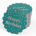 thumbnail image 4 of Inkdotpot Rose Gold Foil Paper Hang Tags Happy Birthday Favor Tags 100 Piece, 4 of 6