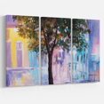 thumbnail image 2 of Design Art Couple Walking in Rain Canvas Print, 2 of 2