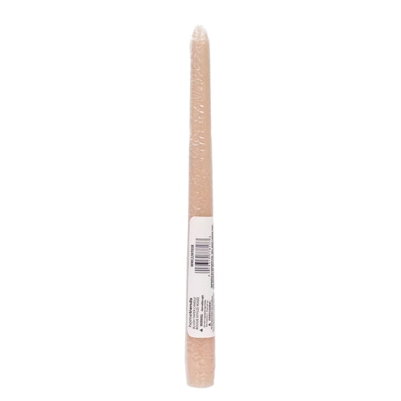 Hometrends 10" Blush Unscented Taper Candle