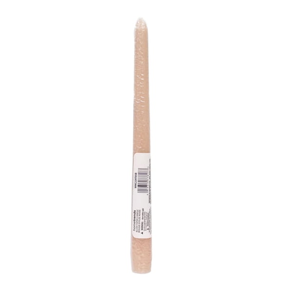 Hometrends 10" Blush Unscented Taper Candle
