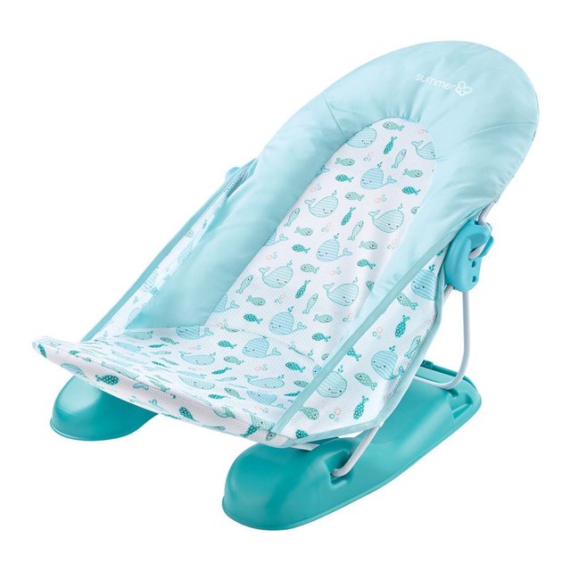 Summer Infant Extra Large Deluxe Bather - Striped Whales