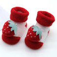 thumbnail image 3 of XDZJLR Baby Socks Boys And Girls Walking Cute Pattern Comfortable And Fashionable Sock Red -, 3 of 3