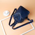 thumbnail image 3 of AMERTEER Women Backpack Tide Bag Wild Soft Leather Student Bag Simple Backpack, 3 of 3
