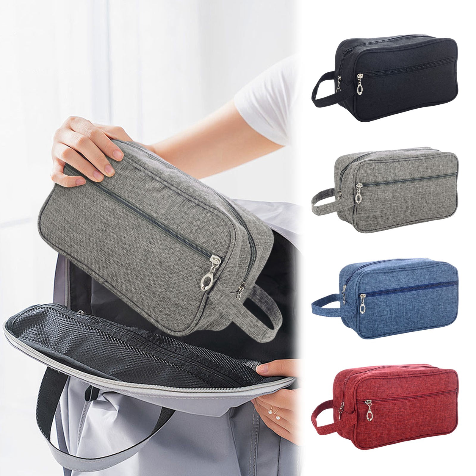 Vaidha Mens Toiletry Bag Travel Wash Pouch Large Capacity Outdoor Makeup Bag
