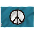 thumbnail image 1 of ANLEY Fly Breeze 3x5 Foot Peace Symbol Flag - World Peace Flags Polyester, 1 of 5