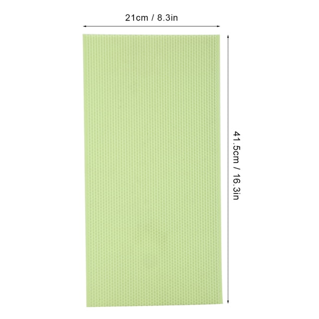 Gupbes Fournitures d'Apiculture, Cadre de Ruche, 10 Pcs Feuilles de Miel en Plastique Vert pour Apiculture