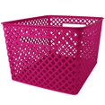 thumbnail image 1 of Romanoff Products ROM74207-2 Large Hot Pink Woven Basket - 2 Each, 1 of 1