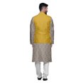 thumbnail image 3 of Atasi Ensemble Kurta Pyjama Ethnique Classique à Manches Longues Imprimé pour Hommes Tenue Décontractée, 3 of 5