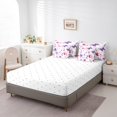 thumbnail image 4 of YST Ensemble Douillette Grand 7 Pcs avec Draps, Floral Butterfly, Polyester, Type Douillette et Housse de Couette, Format Grand, 1 Unité, 4 of 5