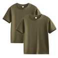 thumbnail image 2 of WRKEKC T-shirts d'Été pour Filles, Hauts à Manches Courtes pour Filles, Pack de T-shirts pour Filles, T-shirts Basiques Doux pour Enfants, T-shirts d'Été Unis, 2 of 6