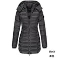 thumbnail image 4 of Mceream Womens Packable Puffer Jacket Winter Coat with Hood Warm Lightweight Thickened Down Jacket Plus Size Outwear Chaqueta Elegante Para Mujer Black XL, 4 of 6