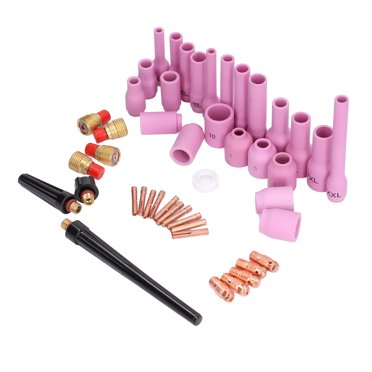 TIG Welding Torch Accessory,46Pcs TIG Welding Accessory Welding Gas Lens TIG Welder Accessory Unbeatable Value